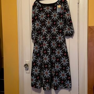 Svaha Atomic Stained Glass Window Katherine dress with pockets. XL